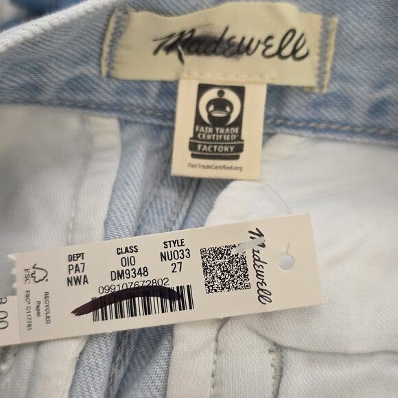 NEW Madewell The Harlow Wide-Leg Trouser Jean Light Blue Airy Denim Edition Jean - Picture 8 of 16